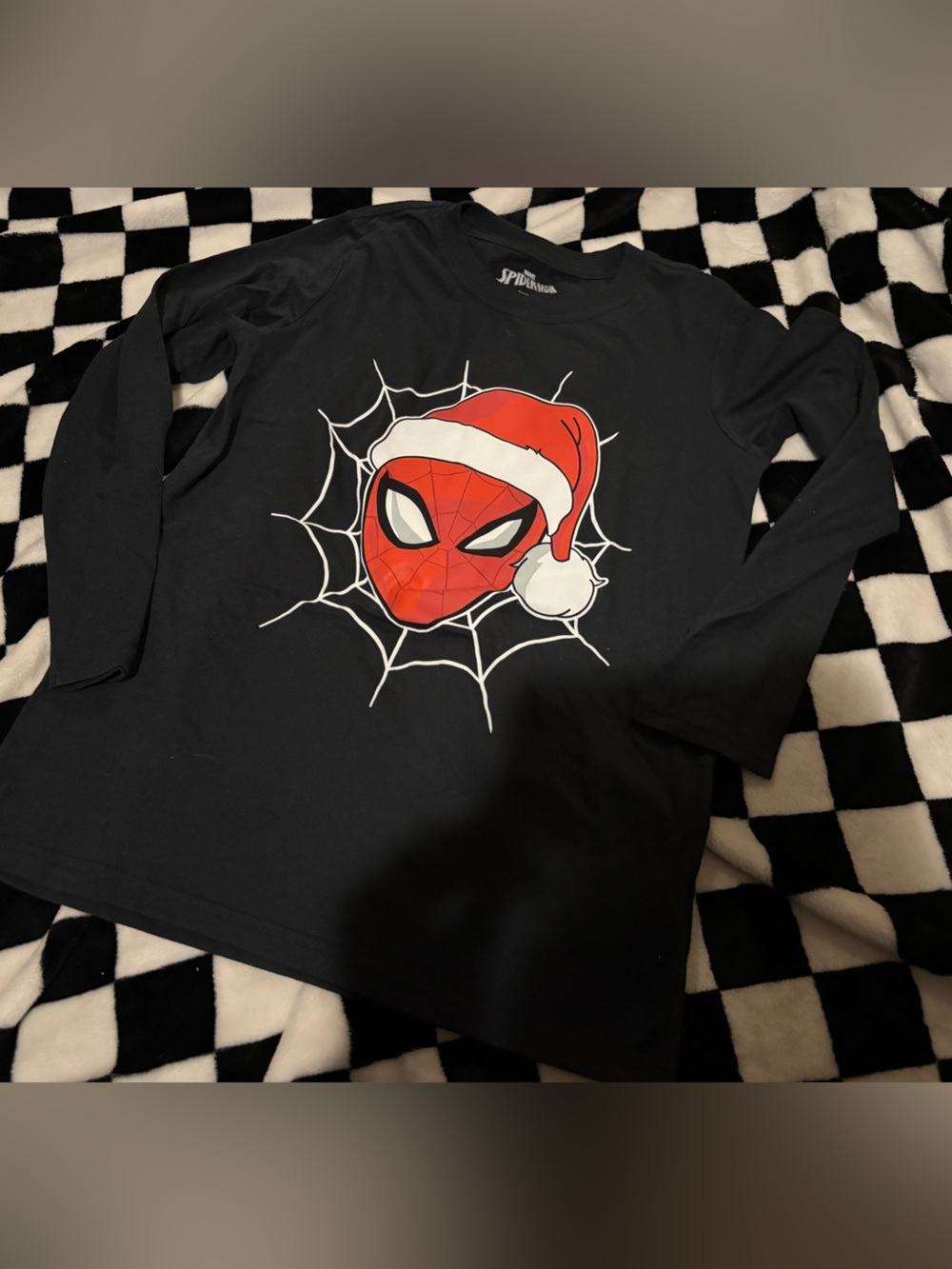 Size 14 long sleeve spiderman shirt